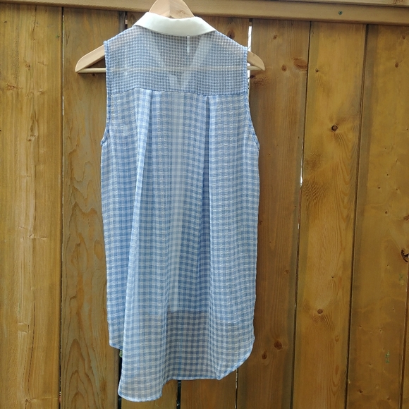 Monteau Sheer Sleeveless Blouse Size S/M - Picture 3 of 3